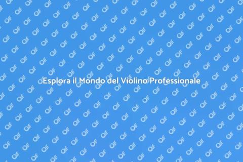 Scopri il Viaggio di un Violino Professionale