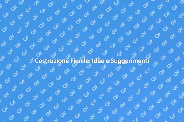 Come Costruire un Fienile Perfetto