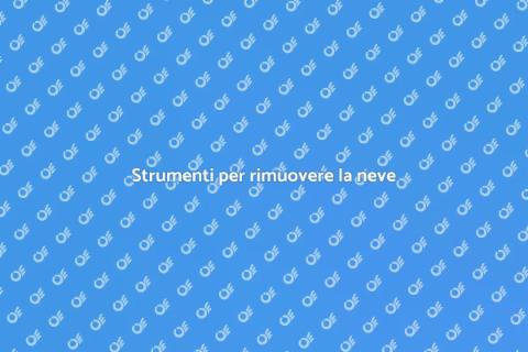 Attrezzatura per pulizia neve