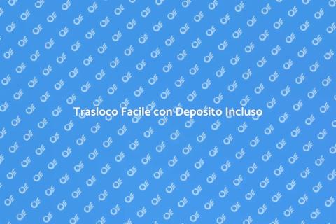 Trasloco con deposito mobili incluso