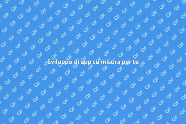 Trasforma le tue idee in un'app