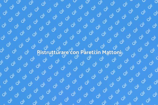 Guida alla Piastrellatura in Mattoni