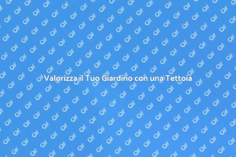 Tettoia in Policarbonato per Giardino