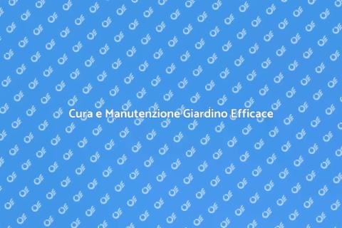 Manutenzione Periodica del Giardino