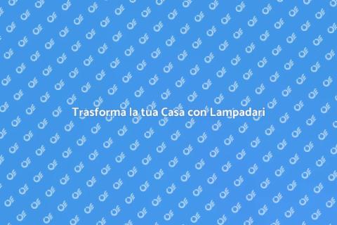 Lampadari in Cartongesso per Casa