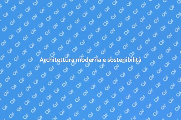 Costruire un futuro sostenibile