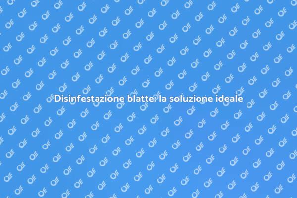 Elimina le blatte in modo efficace