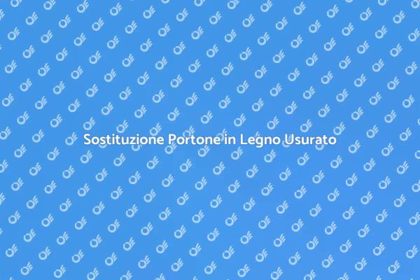 Rinnova la Sicurezza con un Nuovo Portone