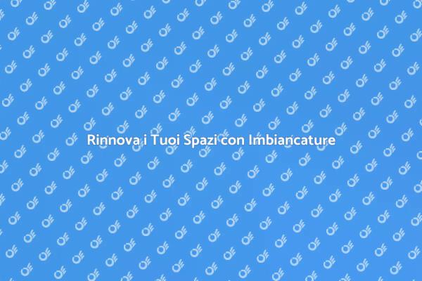 Rinfresca la Casa con Imbiancature