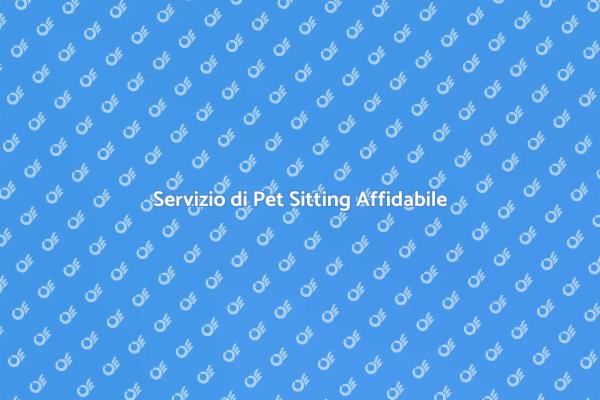 Pet Sitting: Cura e Assistenza per Animali