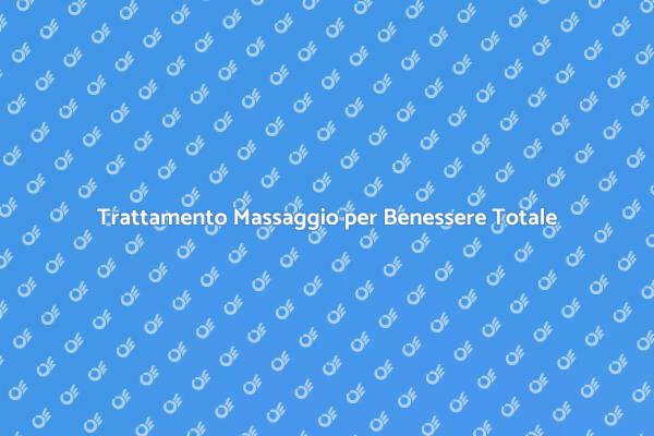 Armonizza Mente e Corpo con il Massaggio