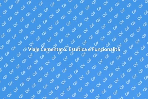 Come Cementare un Viale con Successo