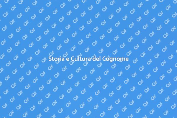 Viaggio nell'Origine del Cognome
