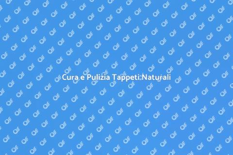 Pulizia Tappeti in Fibra Naturale