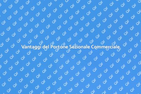 Portone Sezionale per Edifici Commerciali
