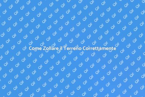 Effettuare la Zollatura del Terreno