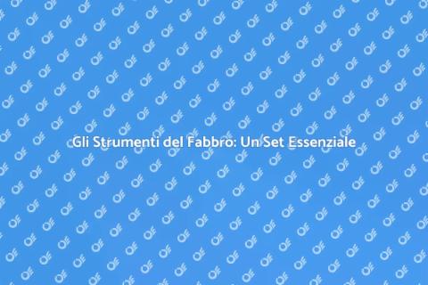 Set per la Lavorazione del Metallo