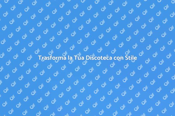 Ristrutturazione Discoteca: Idee e Suggerimenti