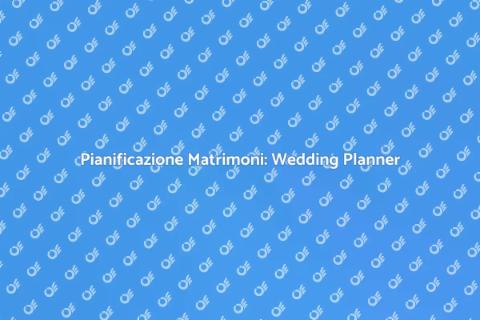 Servizio Wedding Planner per Matrimoni