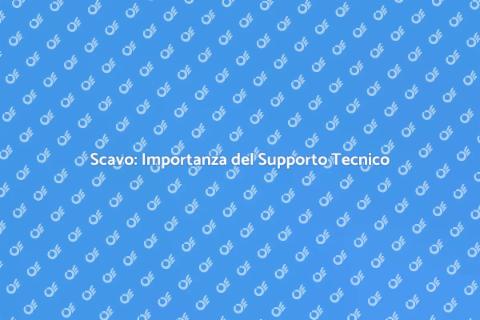 Supporto Tecnico durante lo Scavo