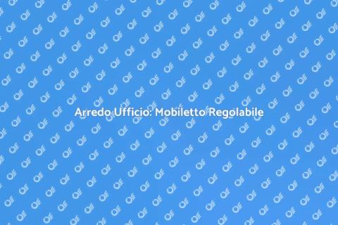 Mobiletto con Ripiani Regolabili