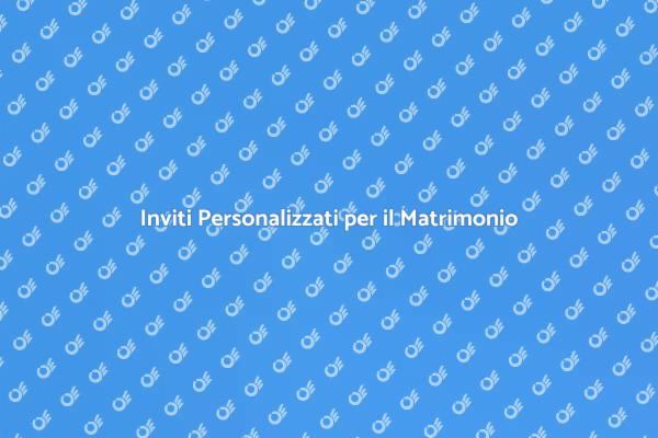 Arte degli Inviti per il Matrimonio