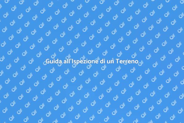 Ispezione Terreno: Cosa Sapere
