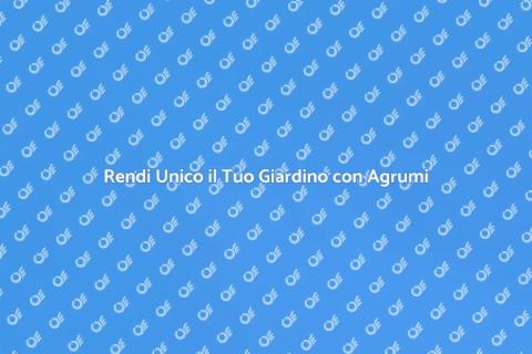 Siepe di Agrumi per il Tuo Giardino
