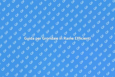 Mantenere Grondaie in Rame Libere