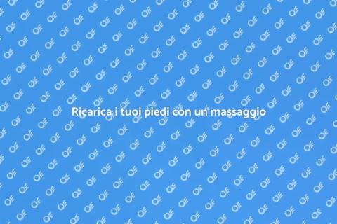 Massaggio per piedi stanchi e rilassati