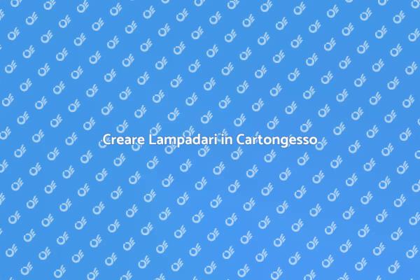 Lampadari in Cartongesso per Ogni Stile