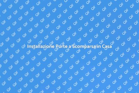 Porte a Scomparsa: Eleganza e Funzionalità