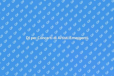Assumere un DJ per il tuo concerto