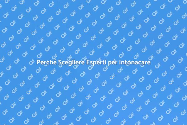 L'importanza di Esperti per Intonacare