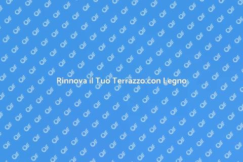 Copertura in Legno per Terrazzo