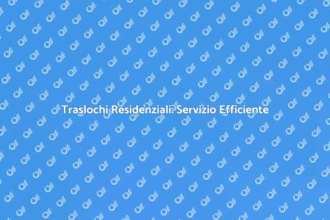 Trasporto Professionale per Traslochi