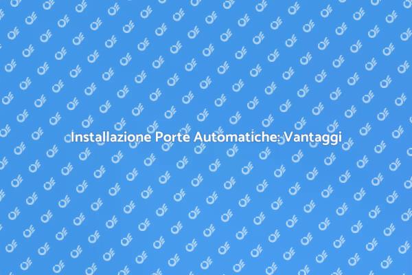 Porte Automatiche: Design e Funzionalità
