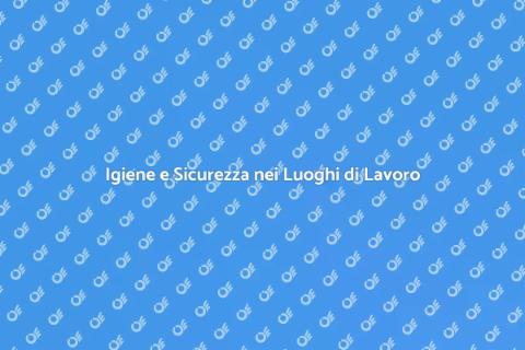 Sanificazione per Luoghi di Lavoro