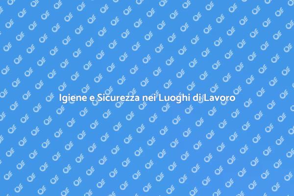 Salute e Sanificazione sul Lavoro