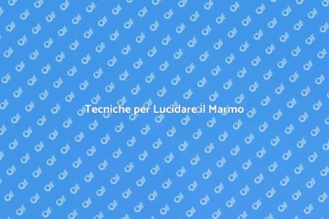Lucidare Marmo di un'Intera Casa