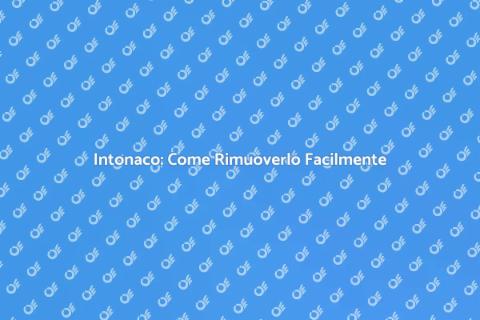 Rimuovere Intonaco: Guida Completa