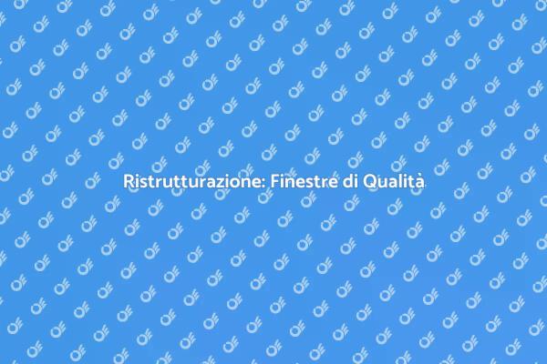 Finestre: Il Tocco Finale per la Casa
