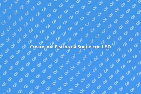 Piscina da Giardino con Illuminazione LED