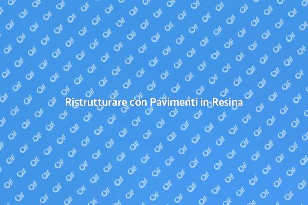Rinnova la tua Casa con Resina Acrilica