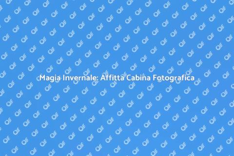 Affittare Cabina Fotografica Inverno