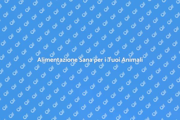 Nutrizione Evoluta per Animali Sani