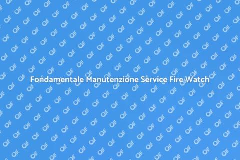 Manutenzione Service Fire Watch Essenziale