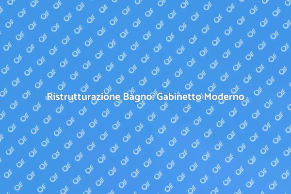 Ristrutturazione: Installa un Gabinetto Moderno