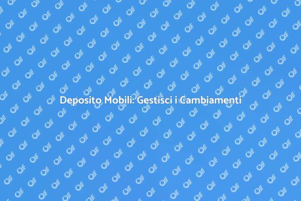 Mobili in Deposito: La Scelta Perfetta