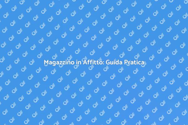 Magazzino per Deposito: Scopri i Vantaggi